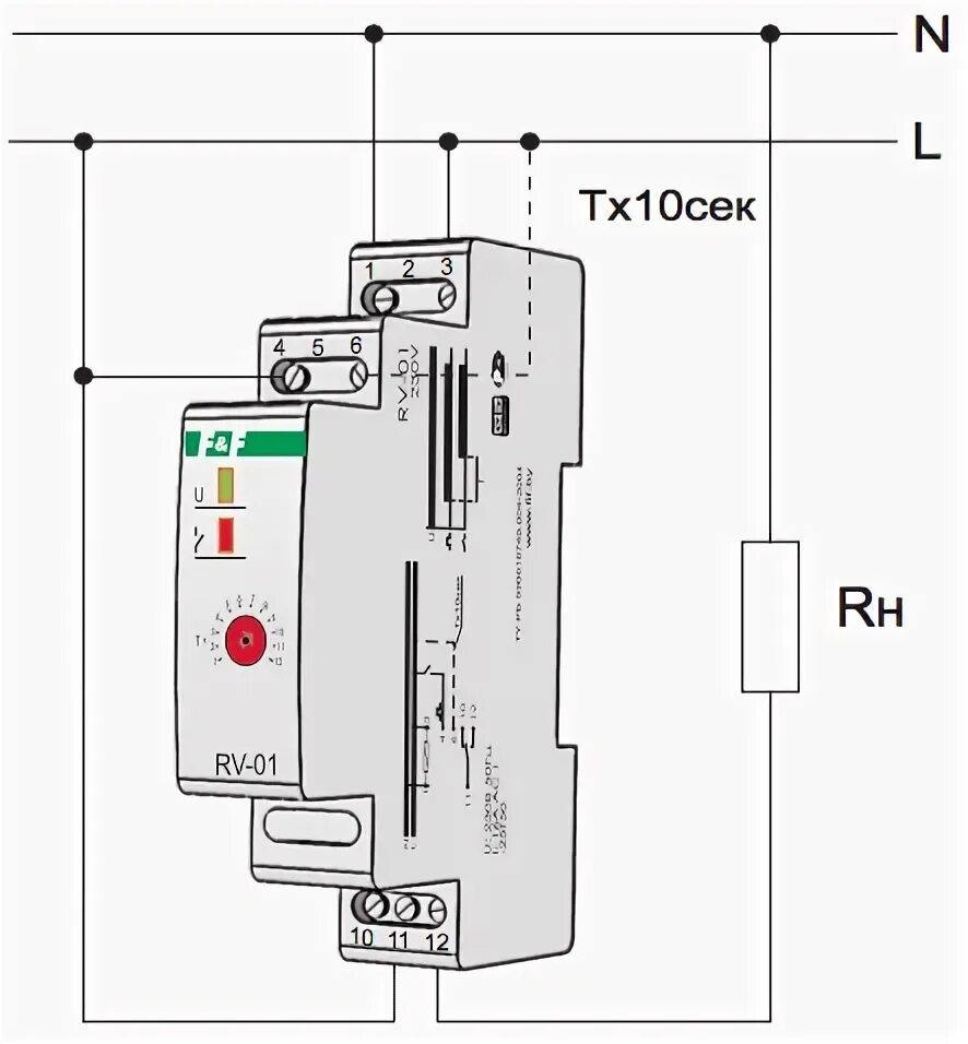 Реле времени rv 01 схема подключения Реле времени ро 415 схема подключения
