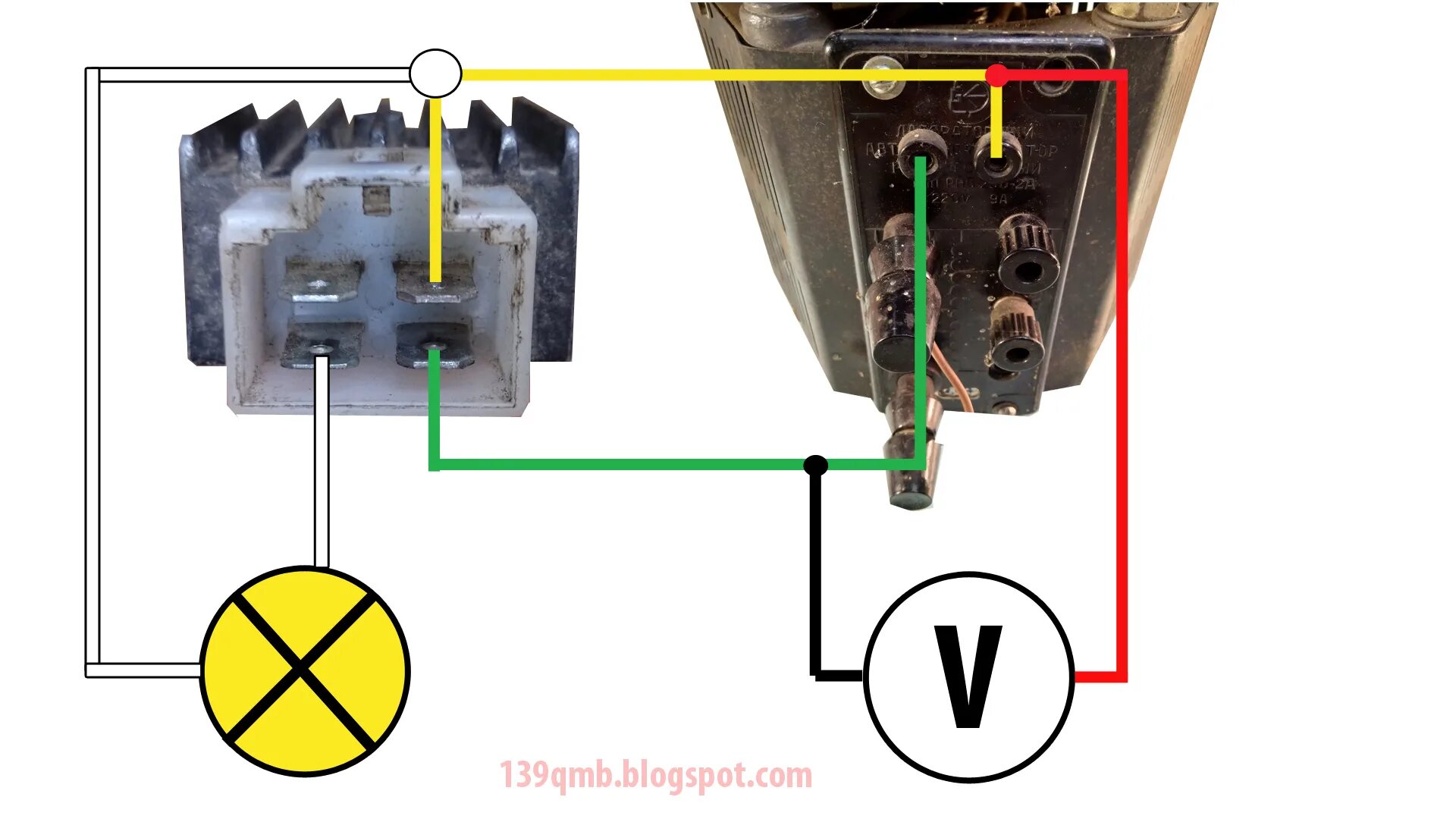 Реле зарядки скутера подключение Китайский 4т скутер 139qmb : Проверка штатного регулятора напряжения китайского 