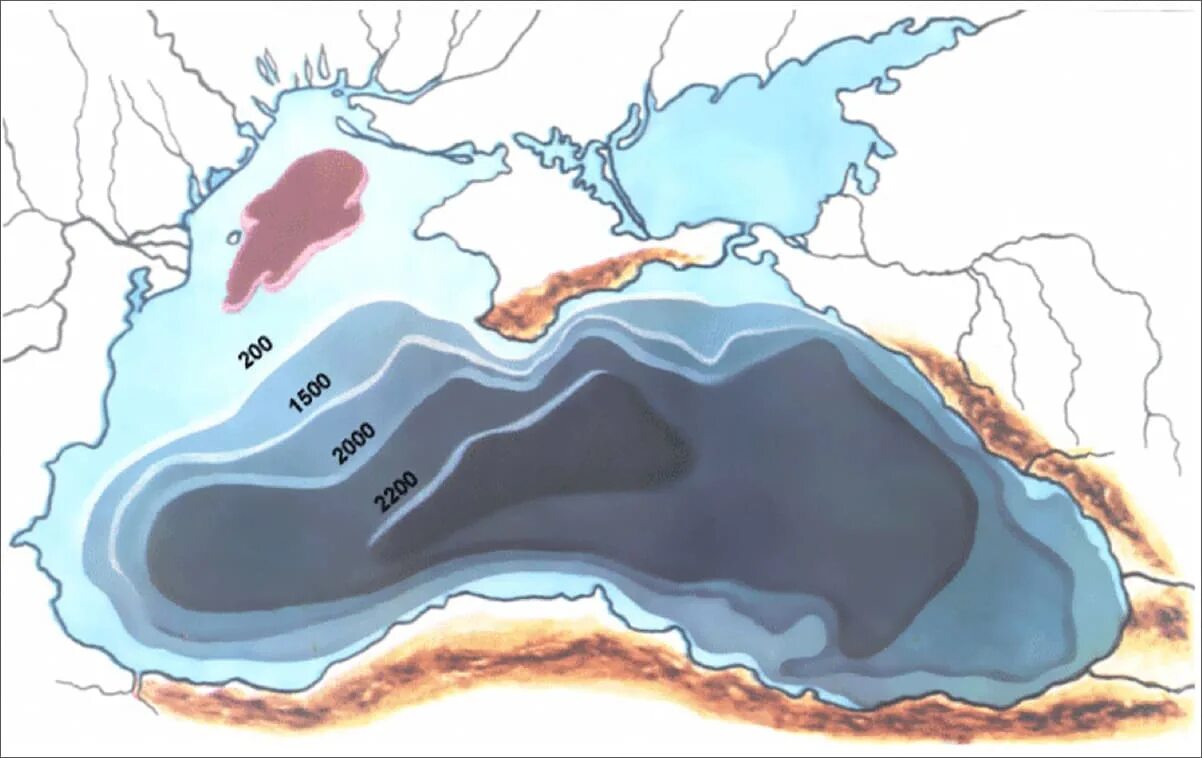 Рельеф дна черного моря без воды фото Международная академия информатизации