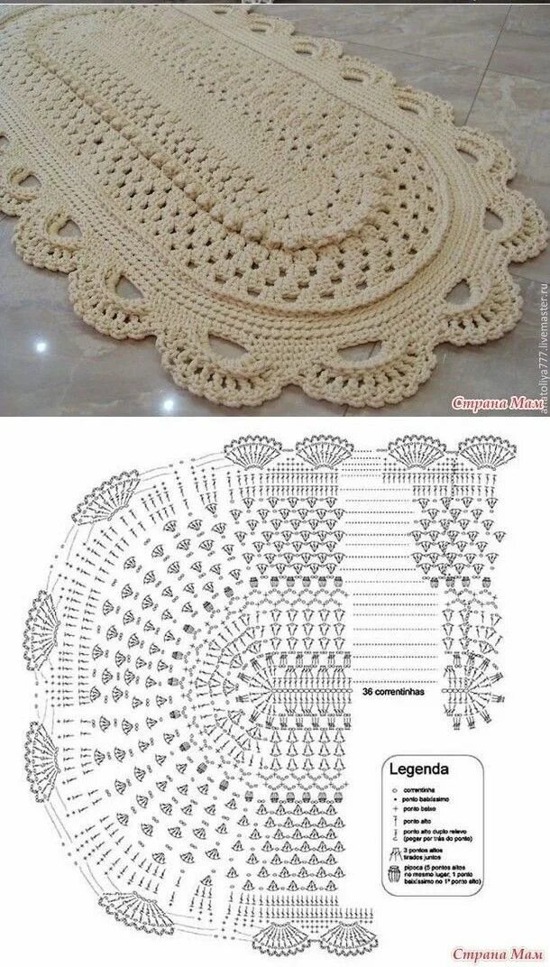 Рельефные ковры крючком схемы с описанием Пин от пользователя Art Kilykina на доске Fotos e Inspirações em crochê Вязание 