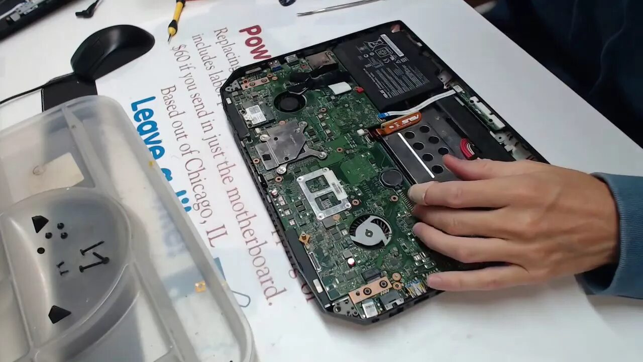 Ремонт asus своими руками Asus G46v G46vw Laptop dc power jack repair fix charge port broken socket - YouT