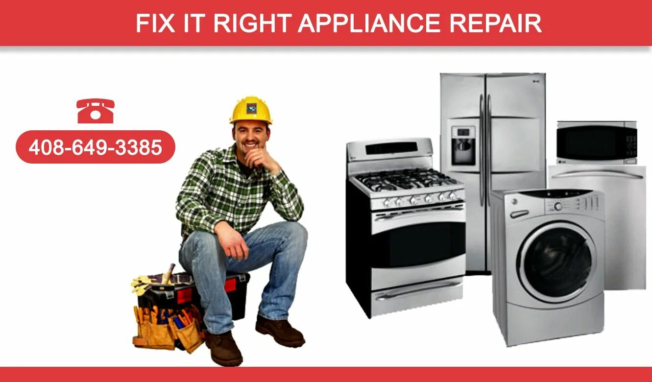 Ремонт бытовой техники фото Don't know what to do about your broken appliance? Contact Fix It Right Applianc