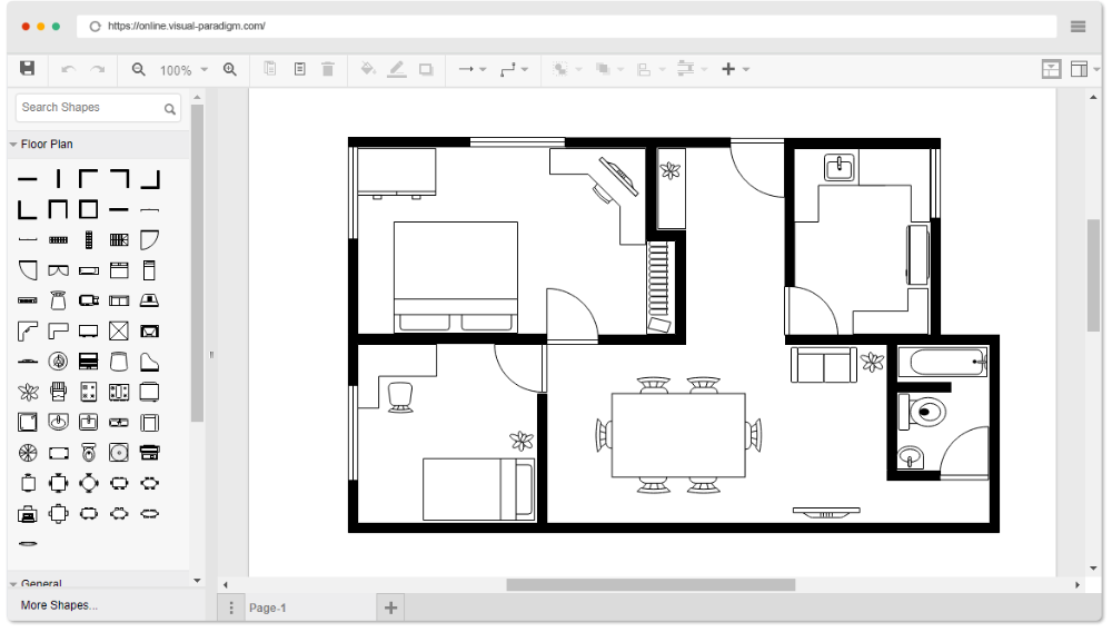 Ремонт дома схема Online Floor Plan Designer Free floor plans, Simple floor plans, Floor plan crea