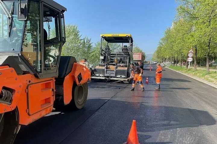 Ремонт дорог фото В Сочи закончили ремонт 55 автодорог - МК Сочи