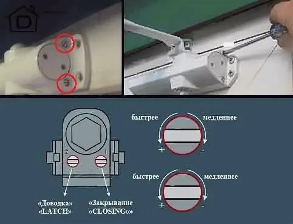 Ремонт доводчика двери своими Как отрегулировать доводчик двери своими руками: 6 видео