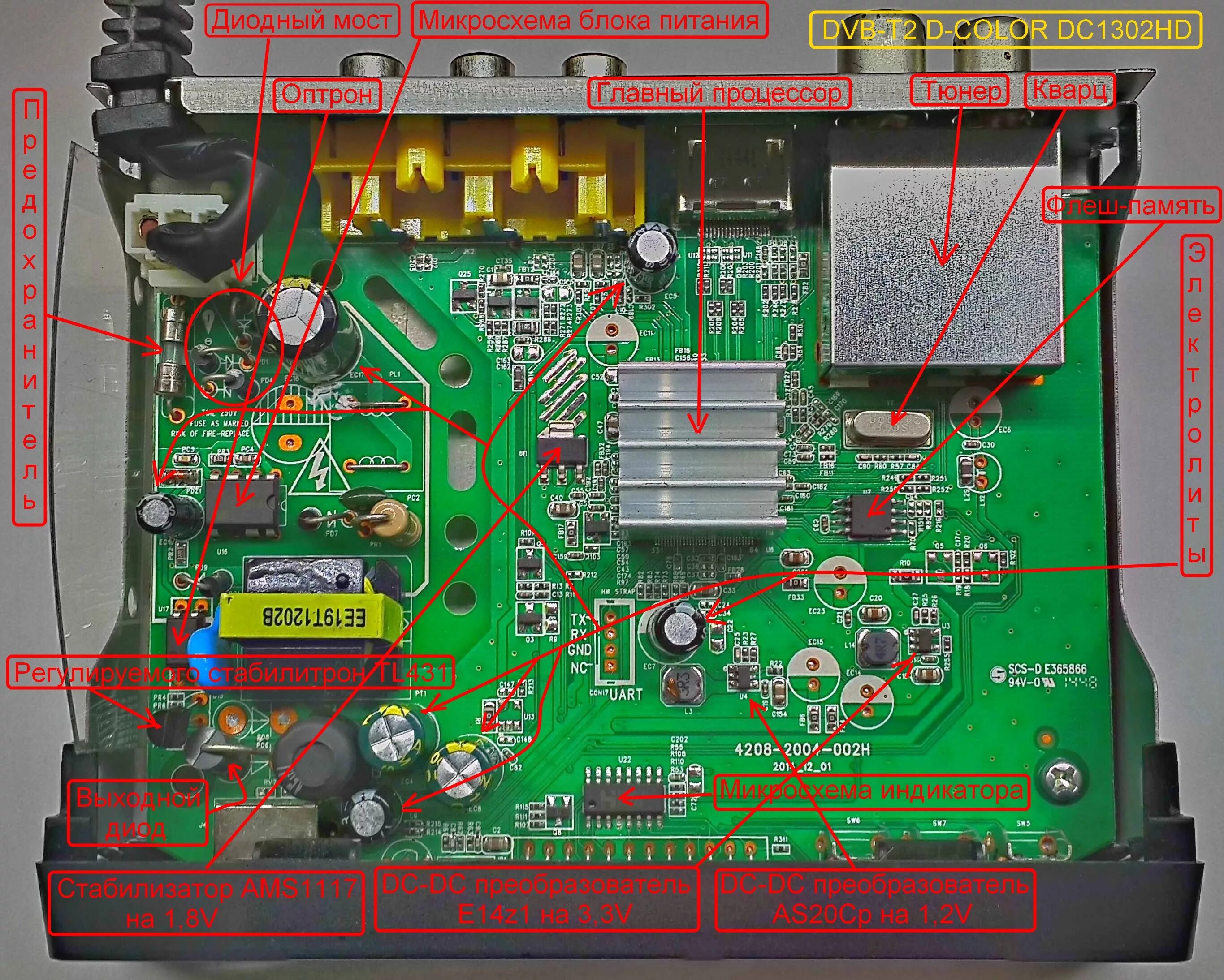 Ремонт dvb t2 своими руками Схема hd dvb t2