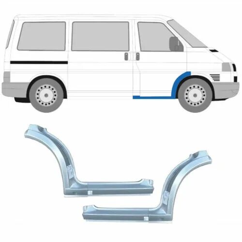 Ремонт фольксваген т4 своими руками VOLKSWAGEN TRANSPORTER T4 1990-2003 FRONT DOORSTEP SILL + 1/3 FRONT ARCH / PAIR 