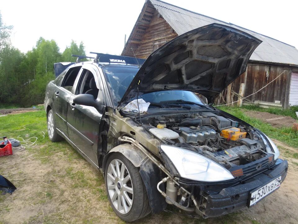 Ремонт форда фокуса 2 своими руками Кузовной ремонт, запись2 - Ford Focus I Sedan, 2 л, 2000 года кузовной ремонт DR