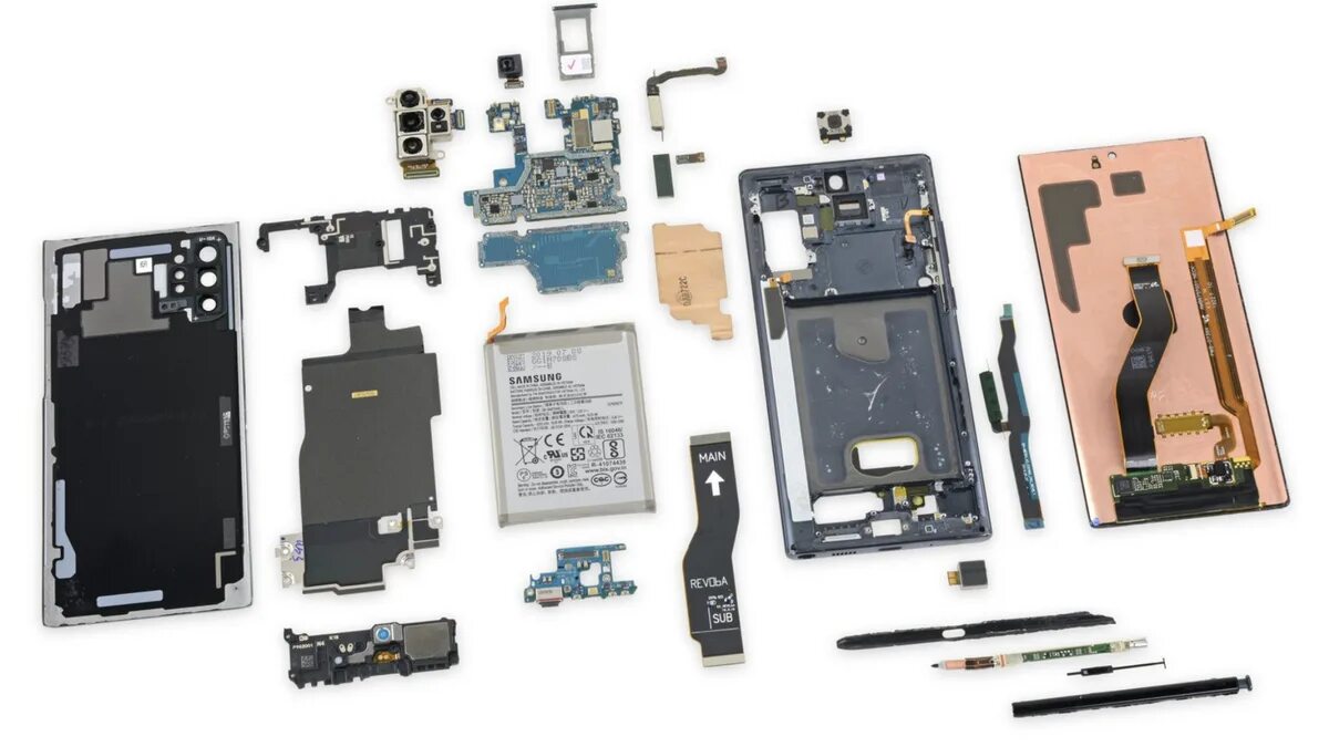 Ремонт фото самсунг Не ронять и не купать: в iFixit оценили ремонтопригодность Samsung Galaxy Note10