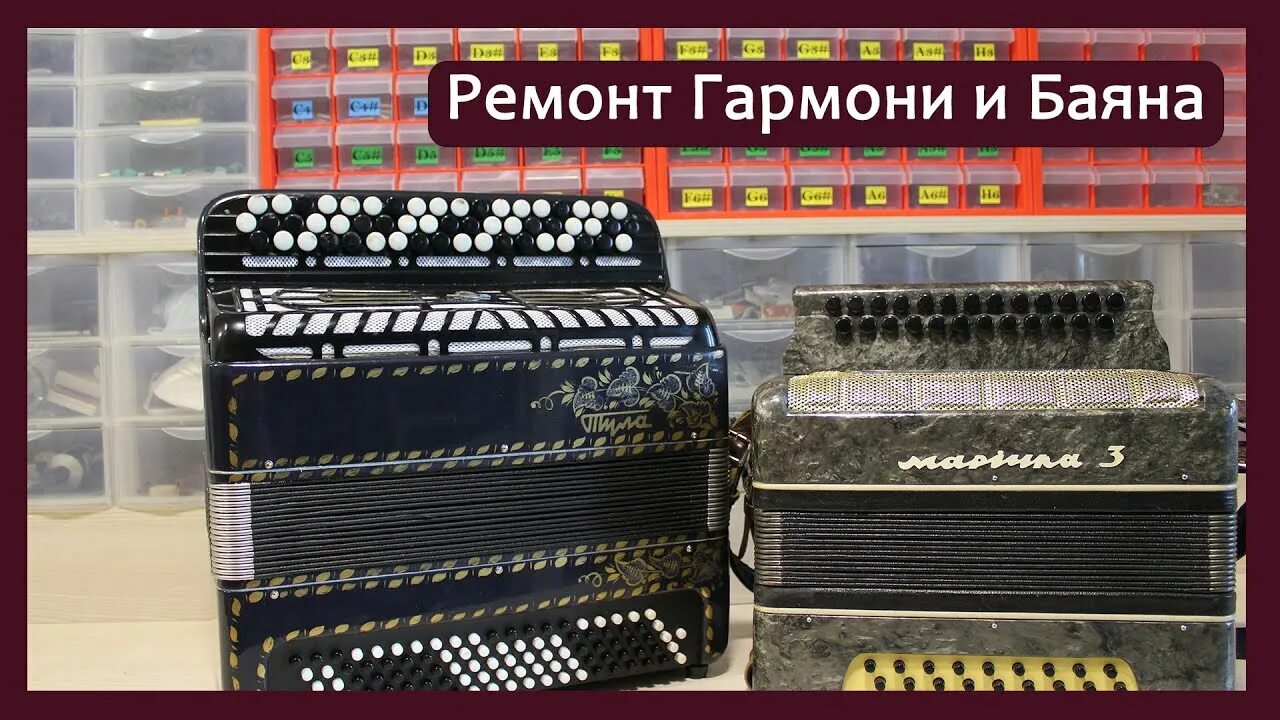 Ремонт гармони своими Трудовые будни / Ремонт Баяна "Тула" и Гармони Житомирской фабрики - YouTube