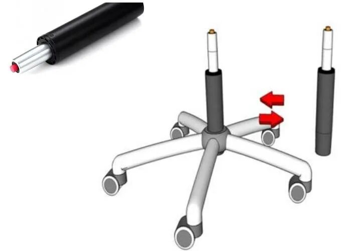 Ремонт газлифта офисного кресла своими руками Офисные кресла и запчасти. Ремонт офисных кресел.