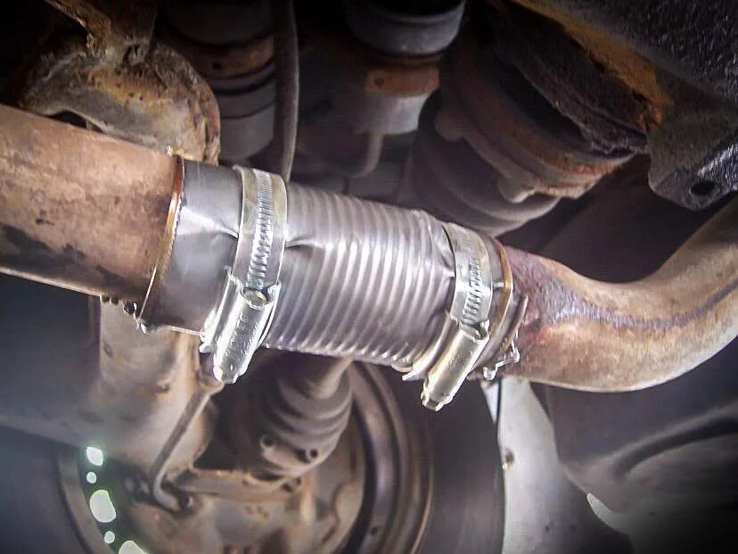 Ремонт глушителя без сварки своими fix exhaust pipe Cheaper Than Retail Price Buy Clothing, Accessories and lifesty