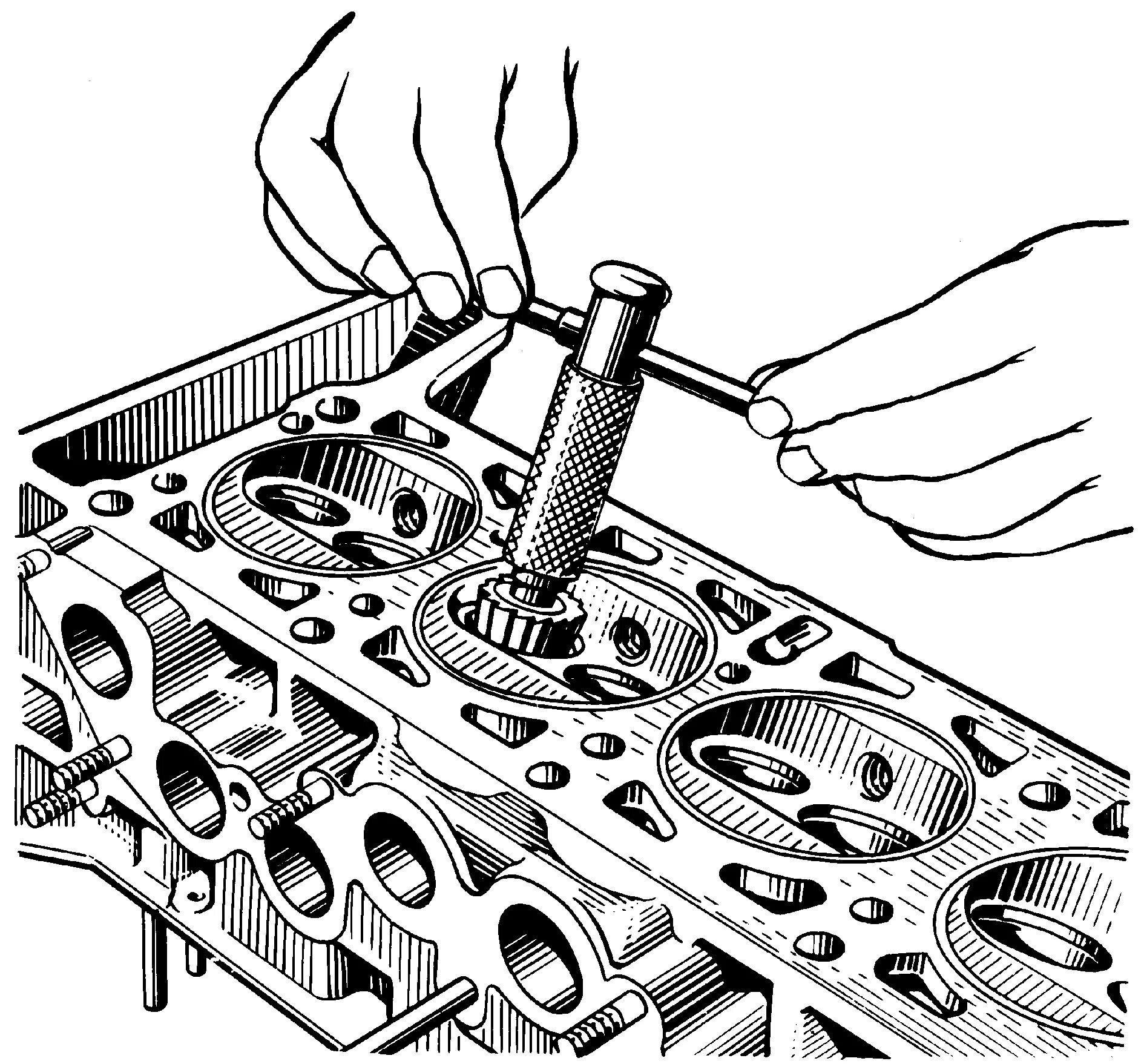 Ремонт головки цилиндров своими руками Разборка и сборка головки цилиндров