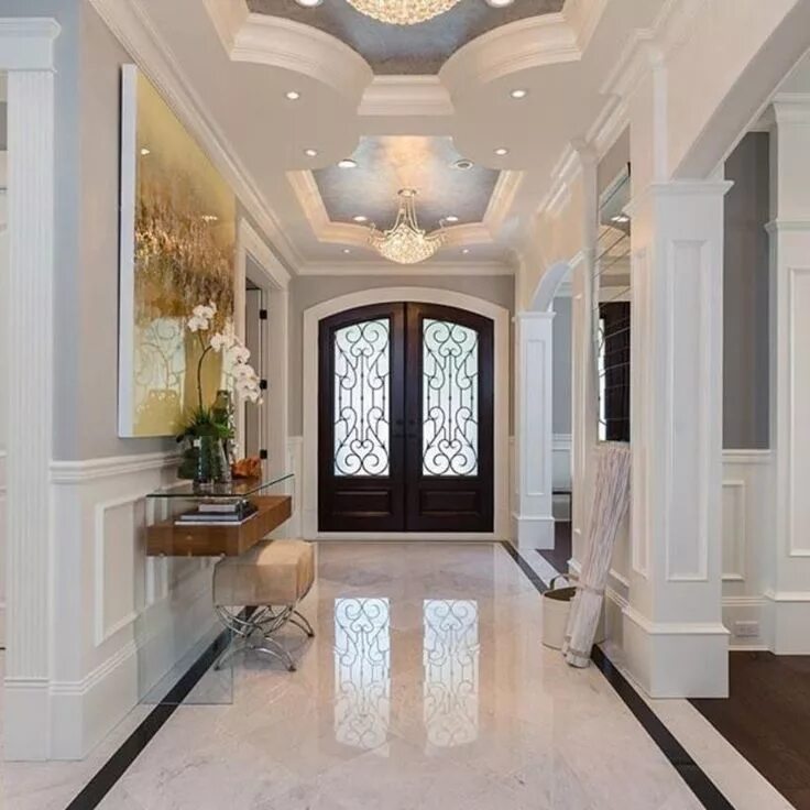 Ремонт холла фото 38 Simple and Elegant Entryway to Inspire You - Matchness.com Foyer design, Floo