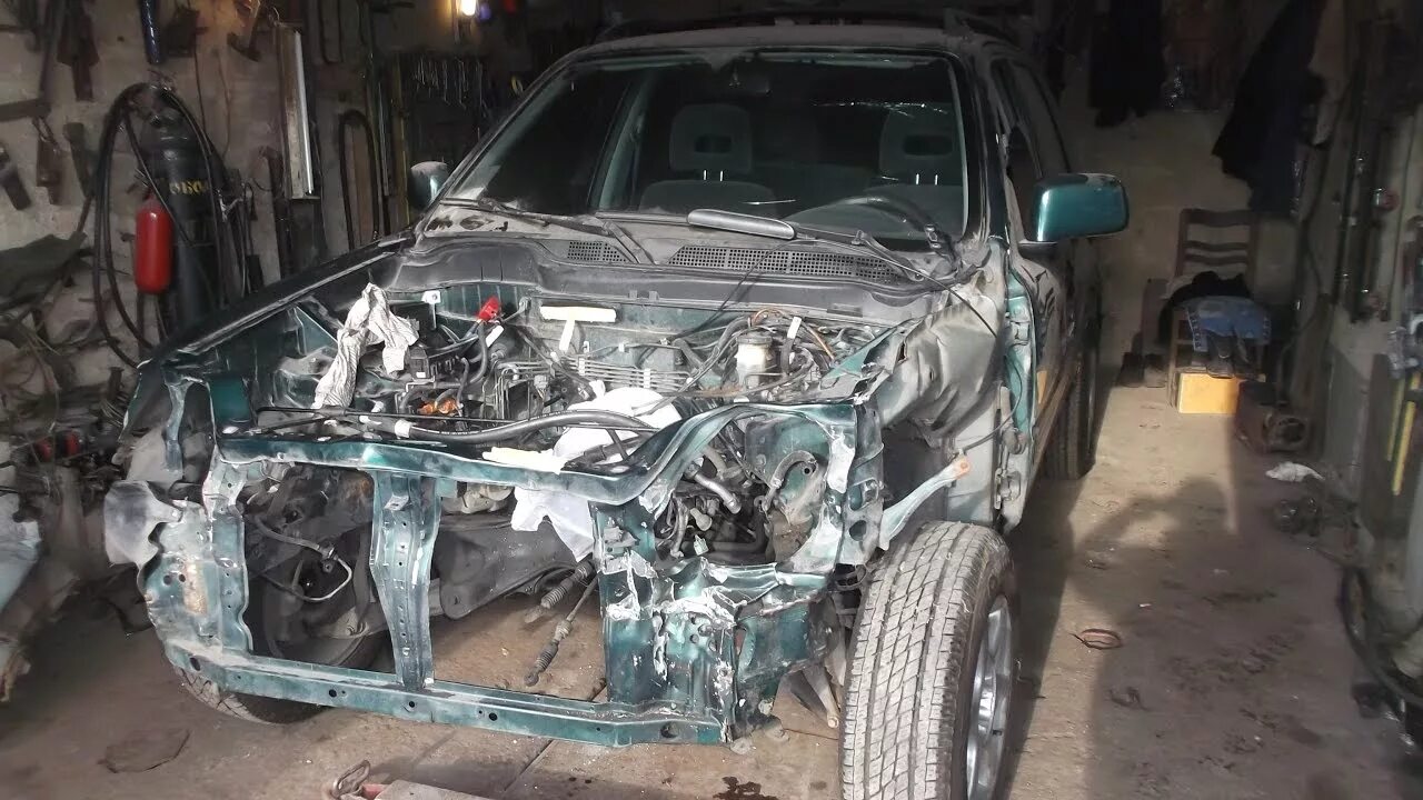 Ремонт хонда срв рд1 своими Honda CR-V . Кузовной ремонт Часть 1 .body repair - YouTube