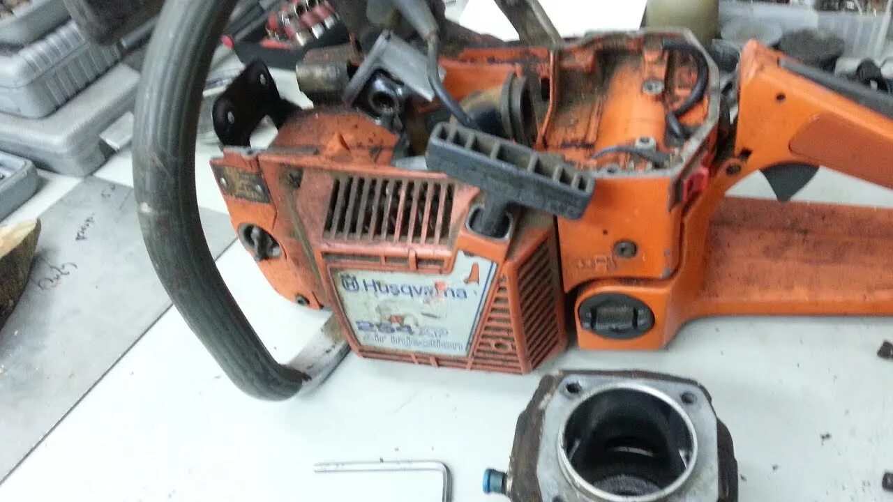 Ремонт хускварна своими руками Husqvarna chainsaw (s) hobby husqvarna254xpg@gmail.com - YouTube