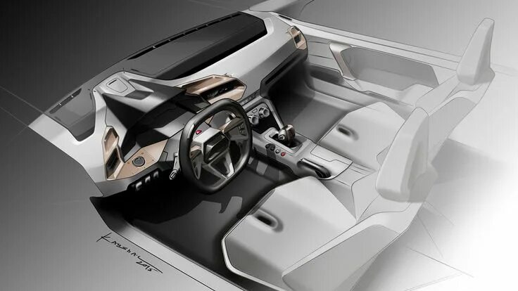 Ремонт интерьера автомобиля Interior Design on Behance Automobile interior design, Car interior design, Car 