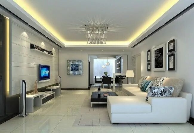 Ремонт интерьеры потолков 25 Latest & Best POP Ceiling Designs With Pictures In 2023 Ceiling design living