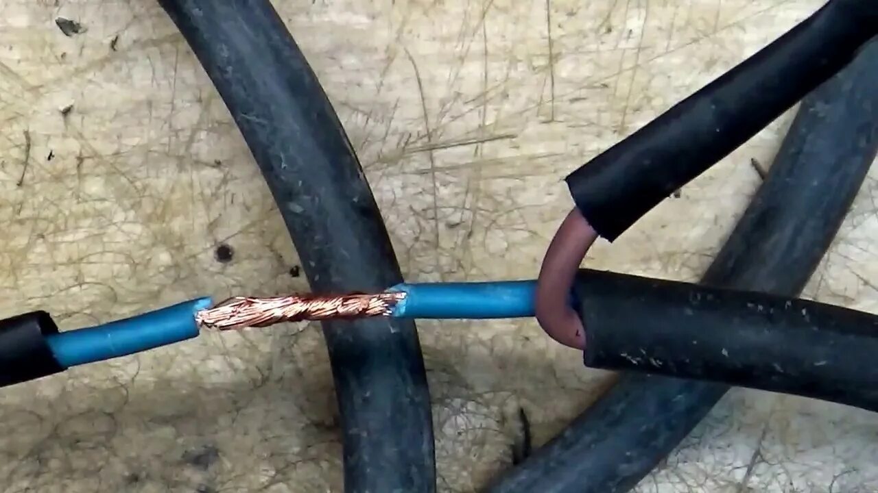 Ремонт кабеля своими руками How To Solder Stranded Wires to join them and repair a Power cord/power cable - 