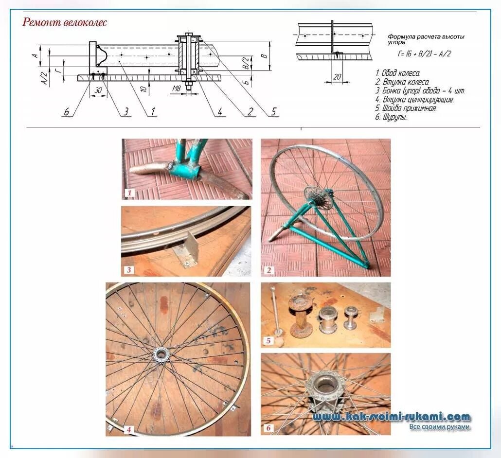 Ремонт колеса велосипеда своими руками Стенд для выравнивания велосипедных колес своими руками + фото Своими руками - К