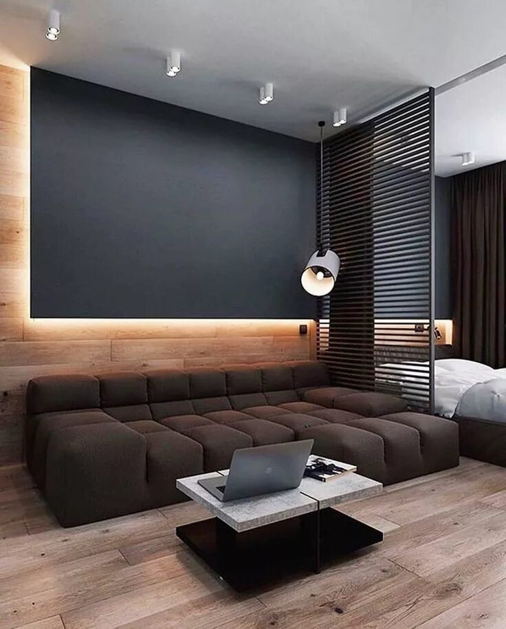 Ремонт комнат стильный фото loft design on Instagram: "Что такое цвет "Антрацит"? Идеальное описание для это