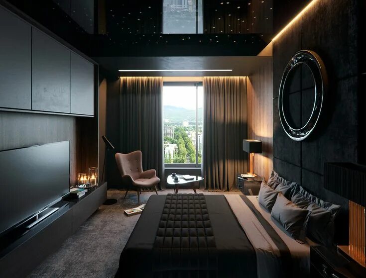 Ремонт комнаты 2024 фото 13th - Галерея 3ddd.ru Luxe bedroom, Modern bedroom, Luxurious bedrooms