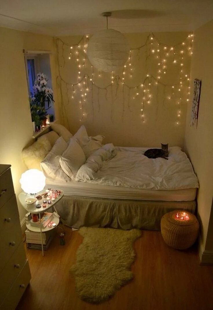 Ремонт комнаты своими руками интересные 32+ Comfy Small And Simple Hipster Bedroom Decorating Ideas #bedroom #bedroomdec