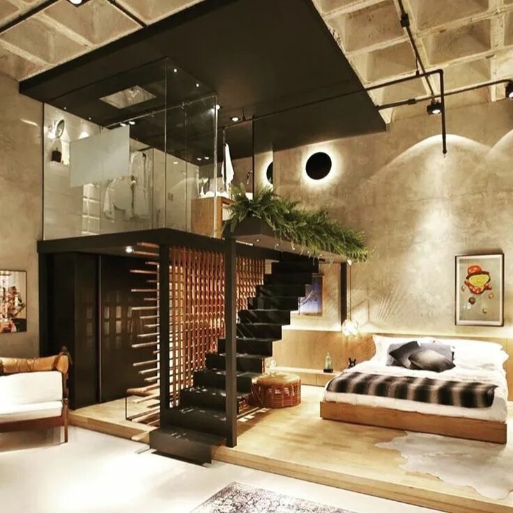 Ремонт комнаты в частном доме фото Small ideas for small places..... #luxury Loft design, House design, Bedroom des