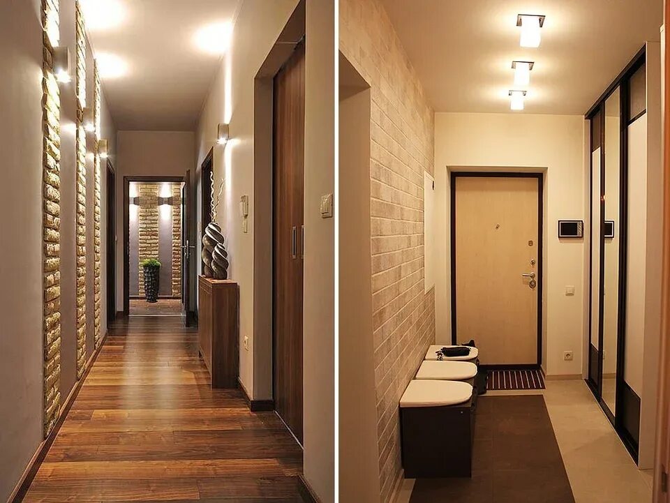 Ремонт коридора в квартире фото Photos of simple hallway renovations (49 Photos)