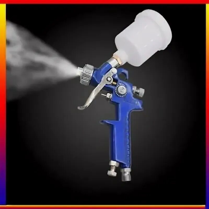 Ремонт краскопульта своими 0.8mm / 1.0mm HVLP Spray Paint Gun Mini Jet / Air Gravity Feed Smart Repair eBay