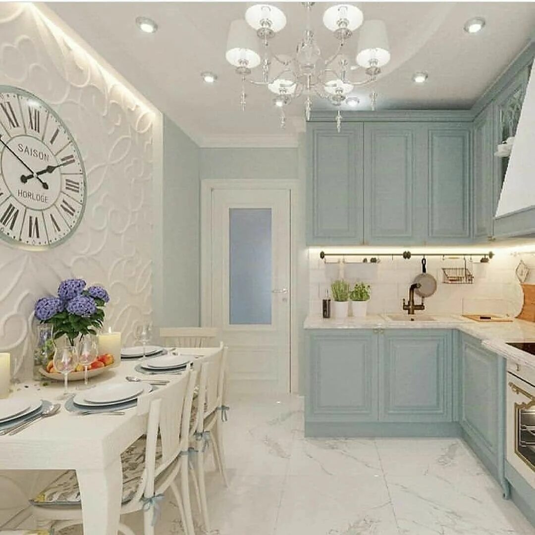 Ремонт кухни в светлых тонах дизайн фото Кухня OK.RU Kitchen room design, Kitchen inspiration design, Kitchen design smal