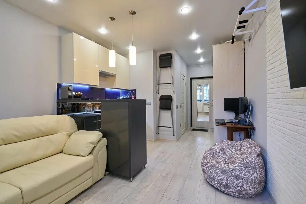 Ремонт квартир студий реальные фото Wohnung 1 Zimmer 33 m² in Sotschi von € 115,073 - Anzeige #912397 - Realting.com