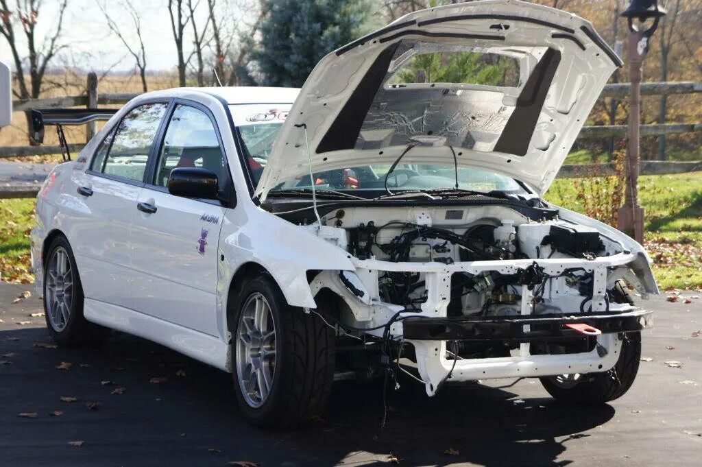 Ремонт лансера своими руками The evolution of my Evo IX RS Wicked White by Honda-guy builds DIY