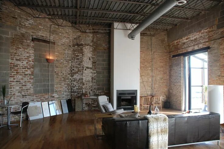 Ремонт лофт своими руками Exposed Brick Walls Loft design, Brick loft, Loft house