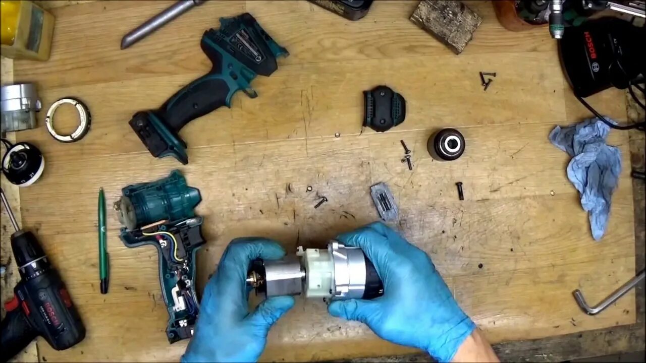 Ремонт макиты своими руками #5 Video Assembling 4 Th. tool Makita DHP458 cordless drill - YouTube