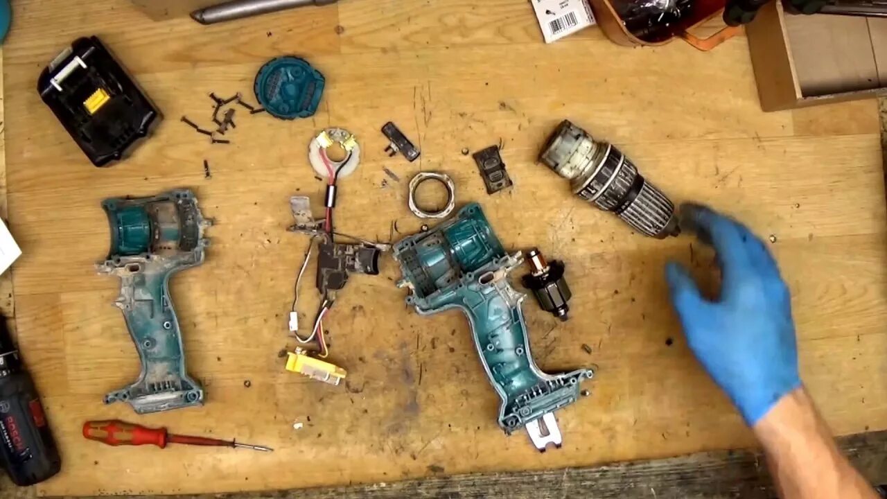 Ремонт макиты своими руками #8 Video repairing 7 Th tool. Makita BHP456 - YouTube