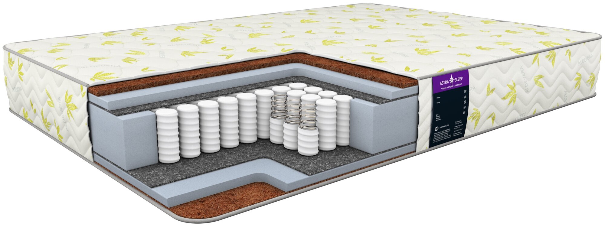 Ремонт матраса с независимыми пружинами своими руками Пружинный независимый матрас Astra Sleep Pop 21 Hard S500 170х210 см - купить в 