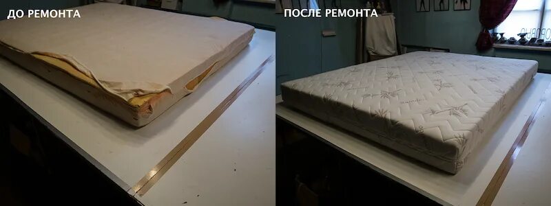 Ремонт матрасов пружинных своими Перетяжка пружинного матраса