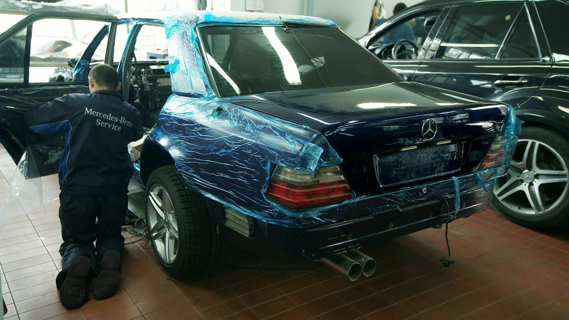 Ремонт мерседеса своими руками Mercedes-Benz E-class (W124) 5.0 бензиновый 1994 W124 5,0 Ручная сборка на DRIVE