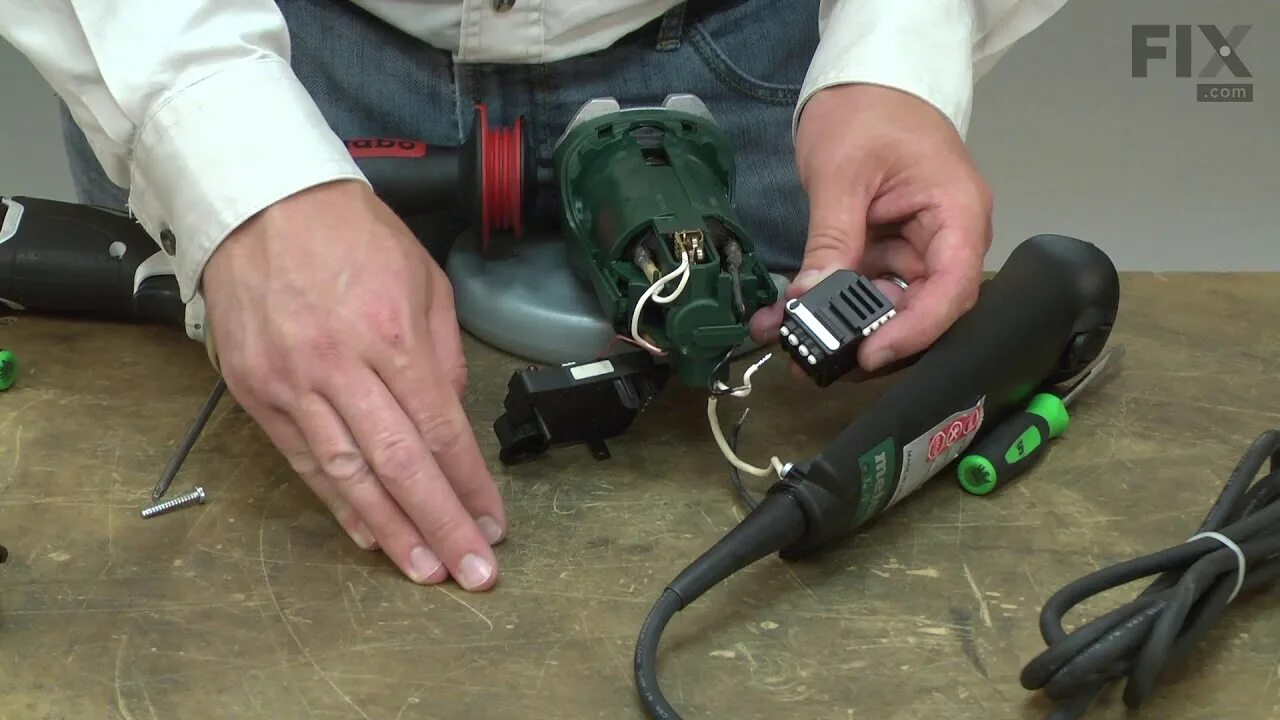 Ремонт метабо своими руками Metabo Angle Grinder Repair - How to Replace the Switch - YouTube