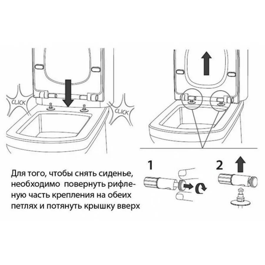 Ремонт микролифта крышки унитаза своими Крышка-сиденье Roca Dama Senso 801512004 c микролифтом купить в Москве в интерне