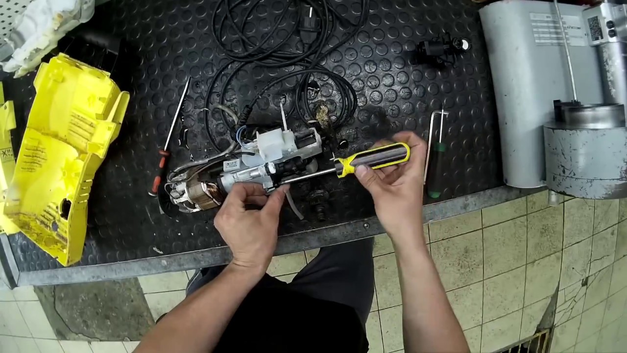 Karcher pressure washer teardown - YouTube