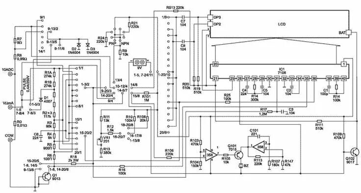 Ремонт мультиметра дт 832 своими руками схема схема мультиметра М832 Diy tech, Shema, Diagram