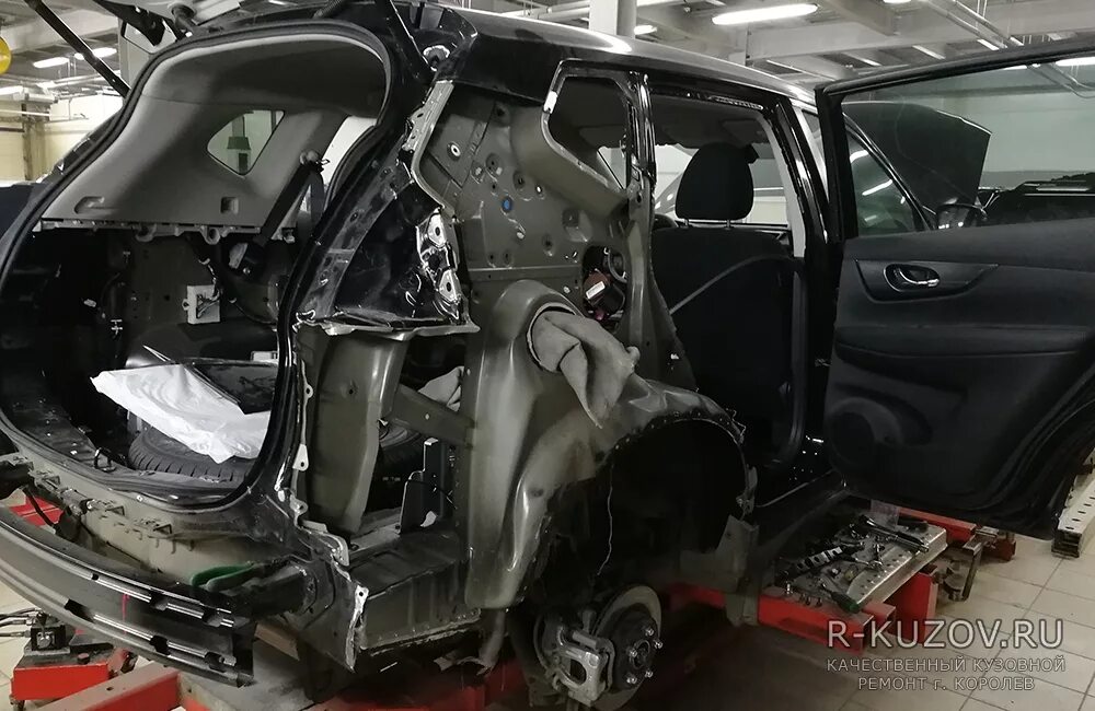 Ремонт ниссан х трейл своими руками Nissan X-trail : замена заднего правого крыла, ремонт левой стороны : Примеры ку