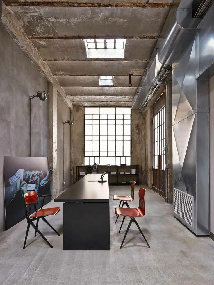 Ремонт офиса в стиле лофт MSGM Fashion Headquarters by Fabio Ferrillo of OFFARCH // Milan, Italy. House in