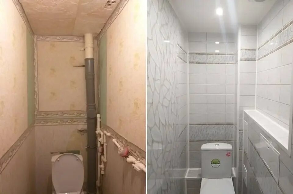 Ремонт панелями пвх своими руками Renovation of baths and toilets PVC panels photo (28 Photos)