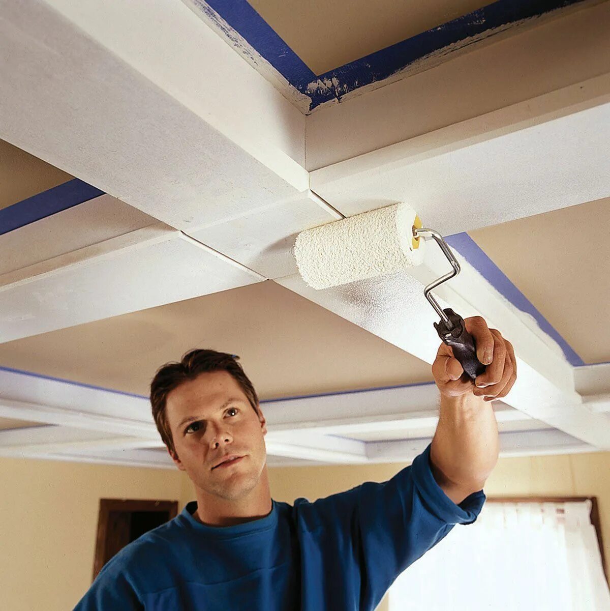 Ремонт потолка фото Ceiling Panels: How to Install a Beam and Panel Ceiling Coffered ceiling design,