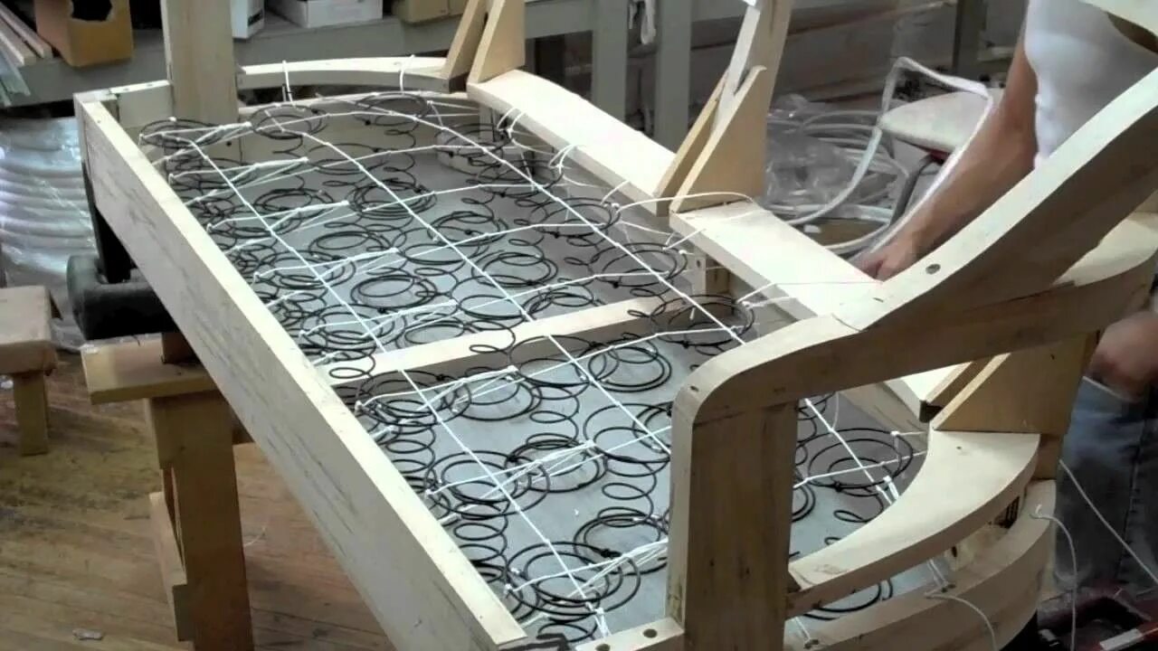 Ремонт пружинного дивана своими руками Springing A Sofa, Kindel Furniture Company Kindel furniture, Furniture repair, C