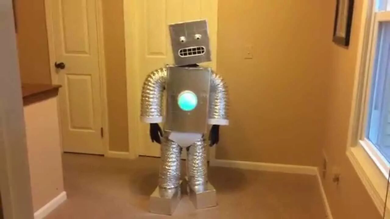 Ремонт робота своими руками Kid’s light up robot costume #ElectronicHalloween " Adafruit Industries - Makers