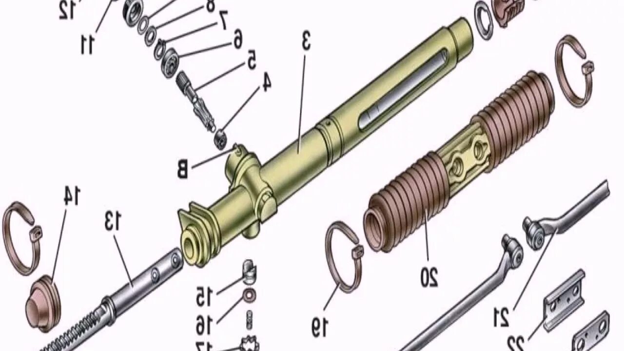 Ремонт рулевой рейки эур своими руками видео урок ремонт рулевой рейки калина своими руками - YouTube